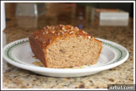 Delicious Easy Vegan Banana Bread, ready to be served