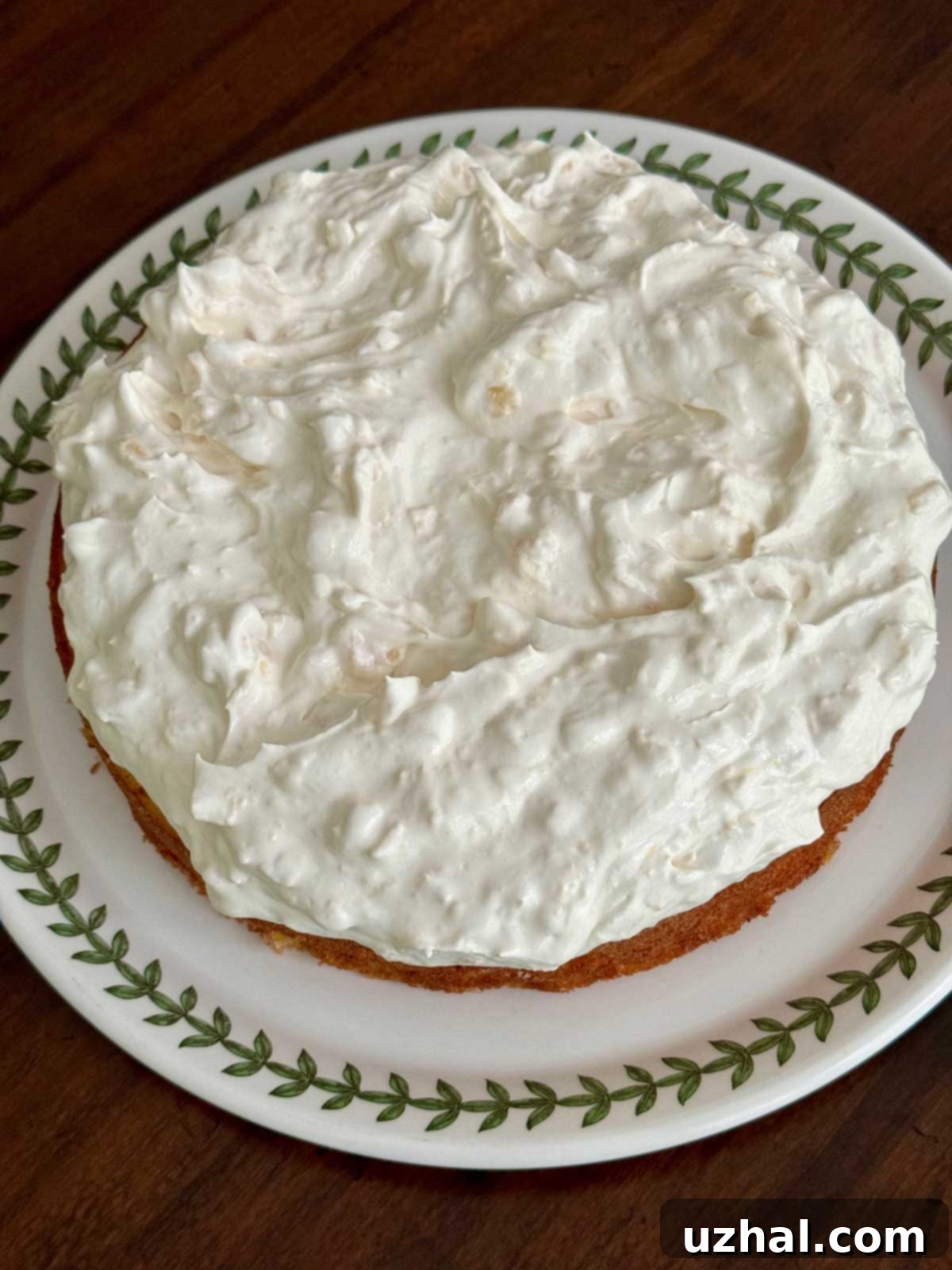North Carolina barbecue style Pig Pickin Cake Frosting ingredients being combined.
