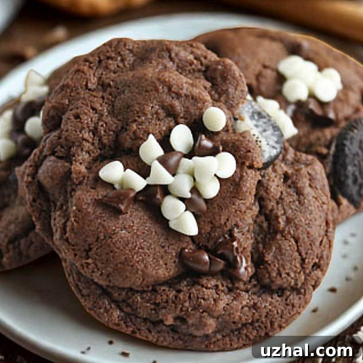 Double Chocolate Dream Cookies recipe that came with Nestle Toppers