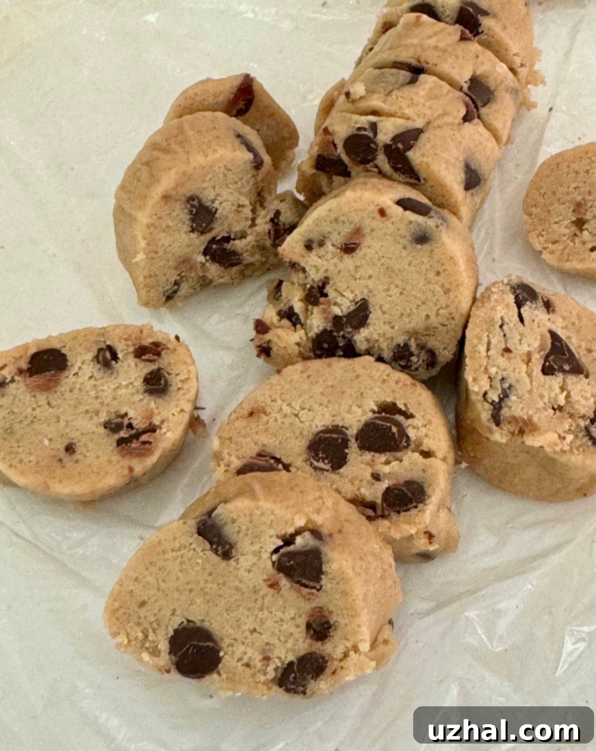Condensed milk chocolate chip cookie dough mini chocolate chip