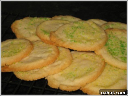 Crisp Sugar Cookie Close Up