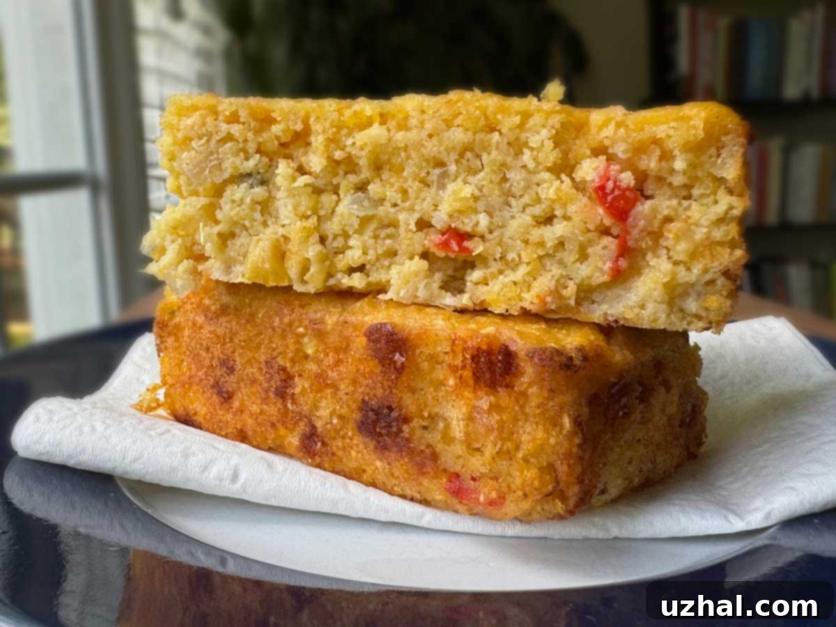 Betty Ewing's Cornbread aka Flourless Mexican cornbread.