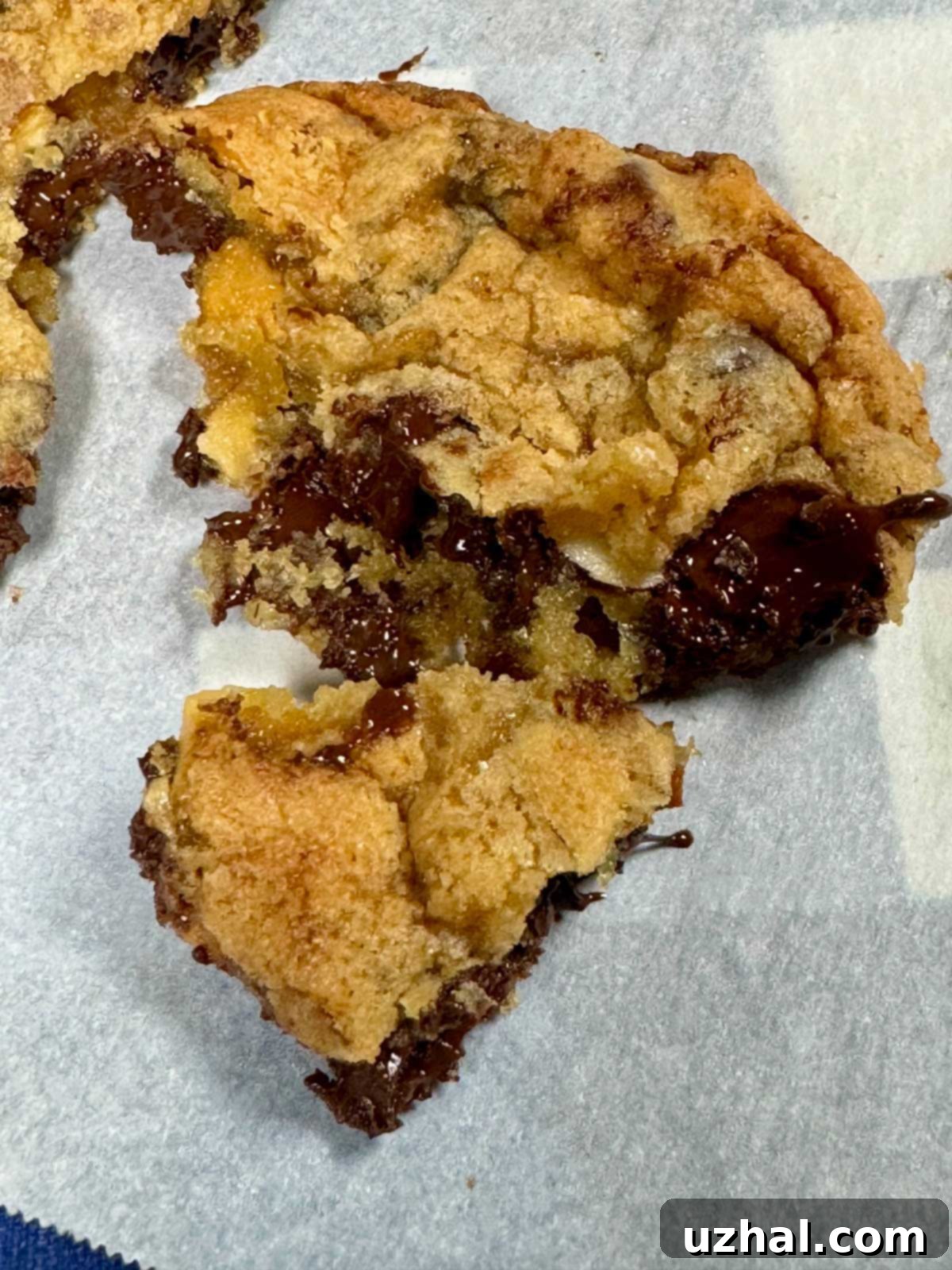 Close-up of Sarabeth's Chocolate Cloud Cookies showing their signature chewy texture and ridges