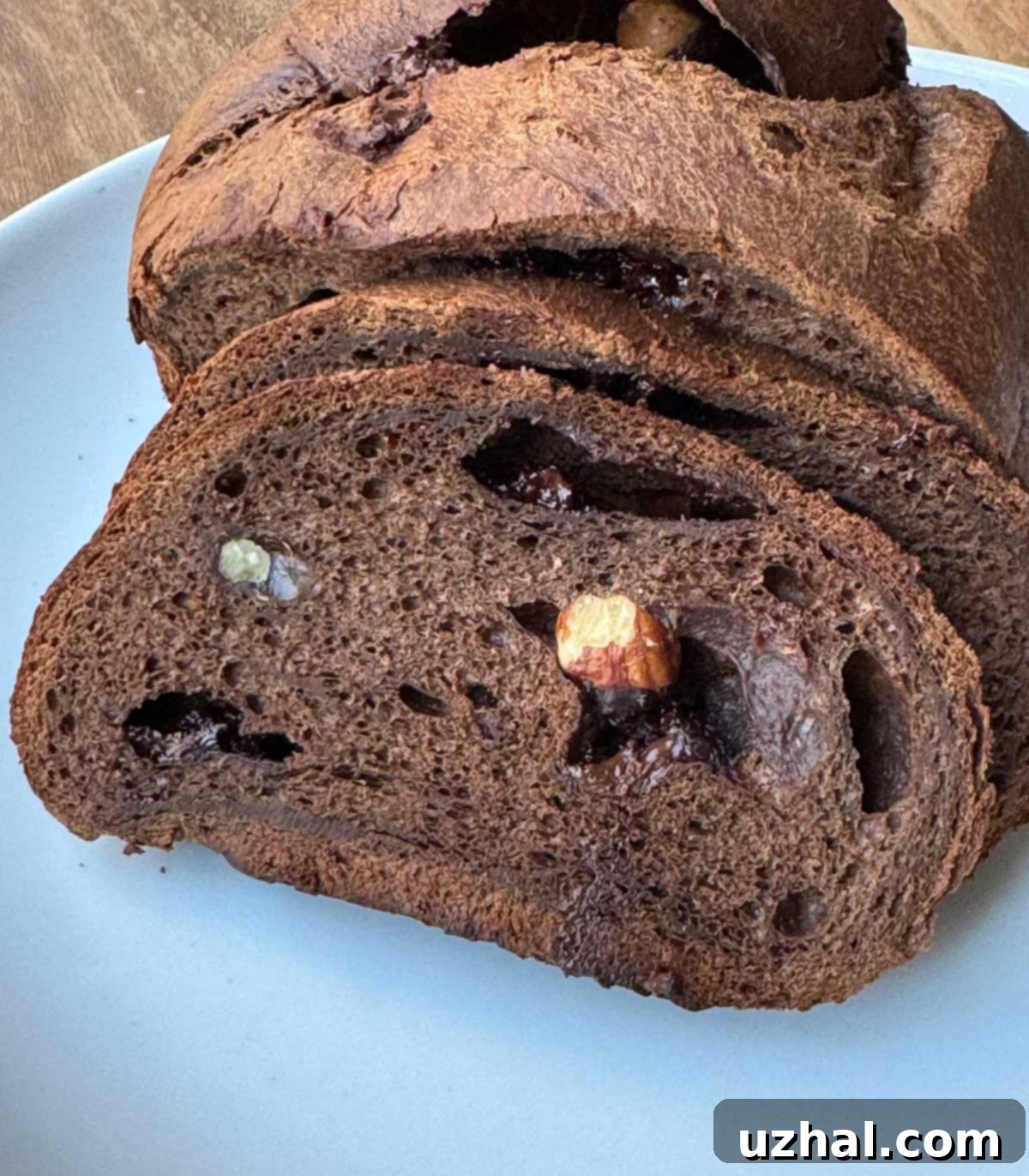 Low carb chocolate bread made with King Arthur keto wheat flour.