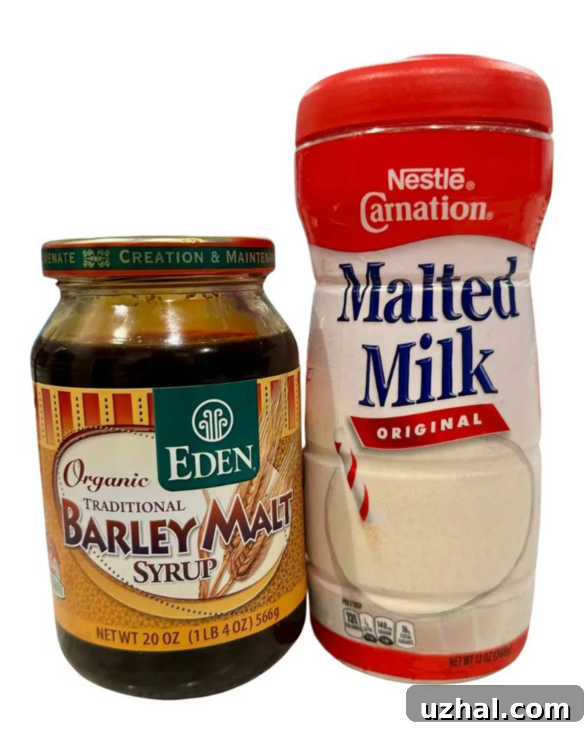 Malted barley syrup and malted milk powder