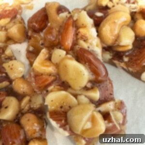 Amaretto Nut Brittle recipe