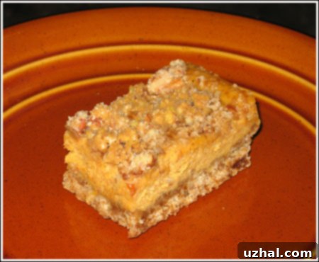 Delicious Pumpkin Cheesecake Spice Bars, perfect for fall
