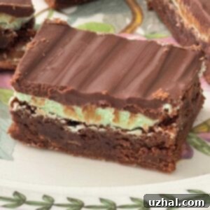 Chocolate Mint Buttercream Brownies recipe.