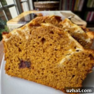 Spiced Pumpkin Date Cream Cheese Swirl Bread 6 Pumpkin Date Cream Cheese Swirl Bread recipe