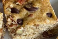 Decadent Brown Butter Banana Chocolate Chip Bars