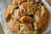 Giant Peanut Butter Pretzel Chocolate Chip Cookies