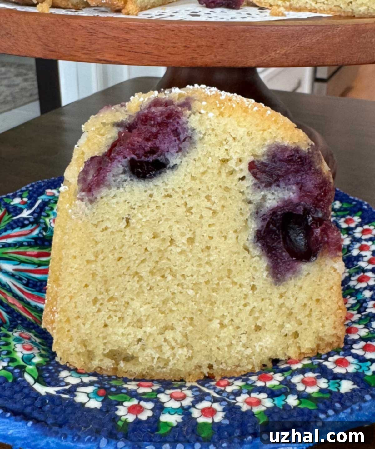 Morning Bliss: Gluten-Free Berry Cherry Coffee Cake 4 Gluten-Free Blueberry Lemon Cake, showcasing the versatility of the base recipe with fresh blueberries and lemon zest.