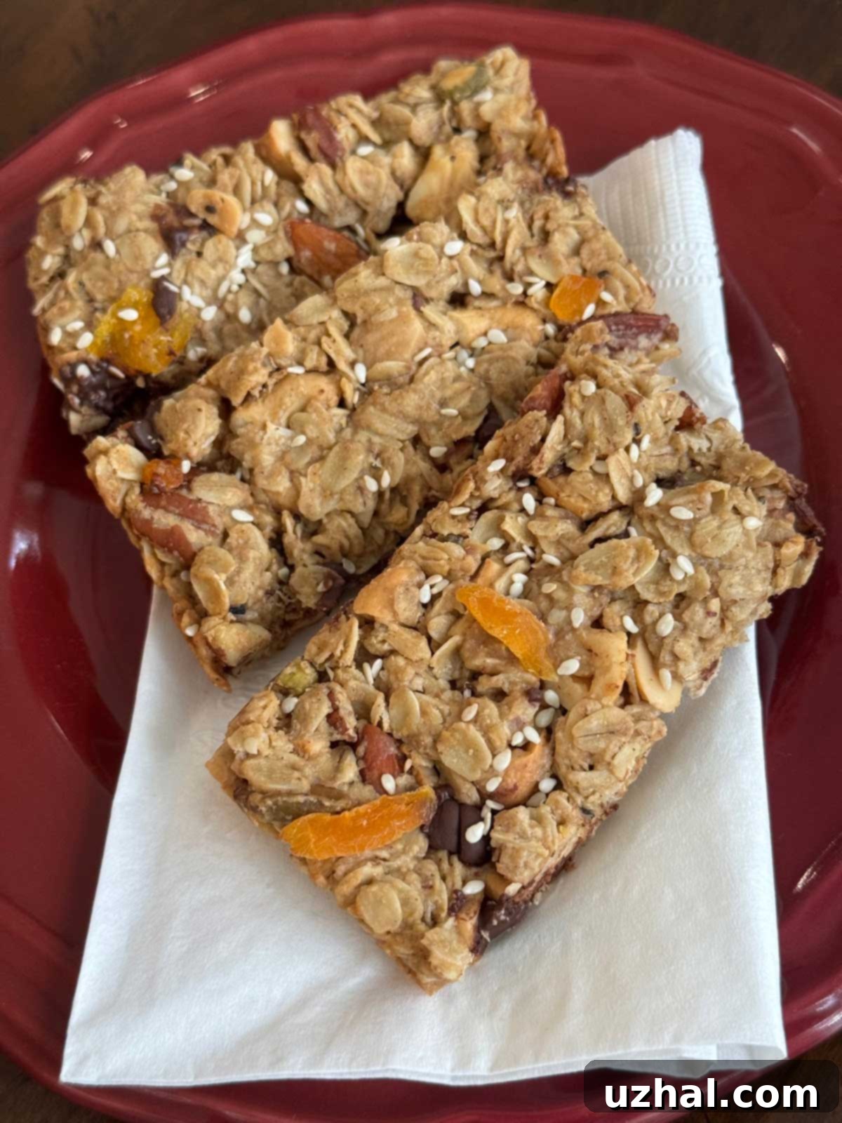 Soom Tahini Granola Bars 2 Homemade Tahini Granola Bars, perfectly baked and ready to fuel your day.