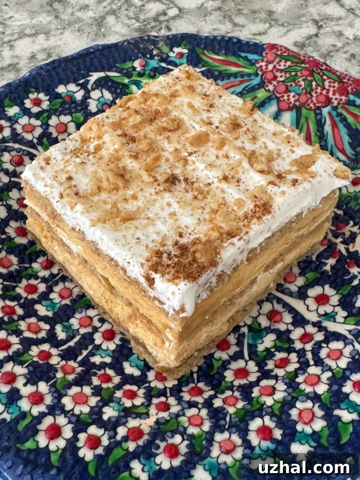 A stunning Dulce de Leche Pumpkin Eclair Cake, a perfect no-bake fall dessert.