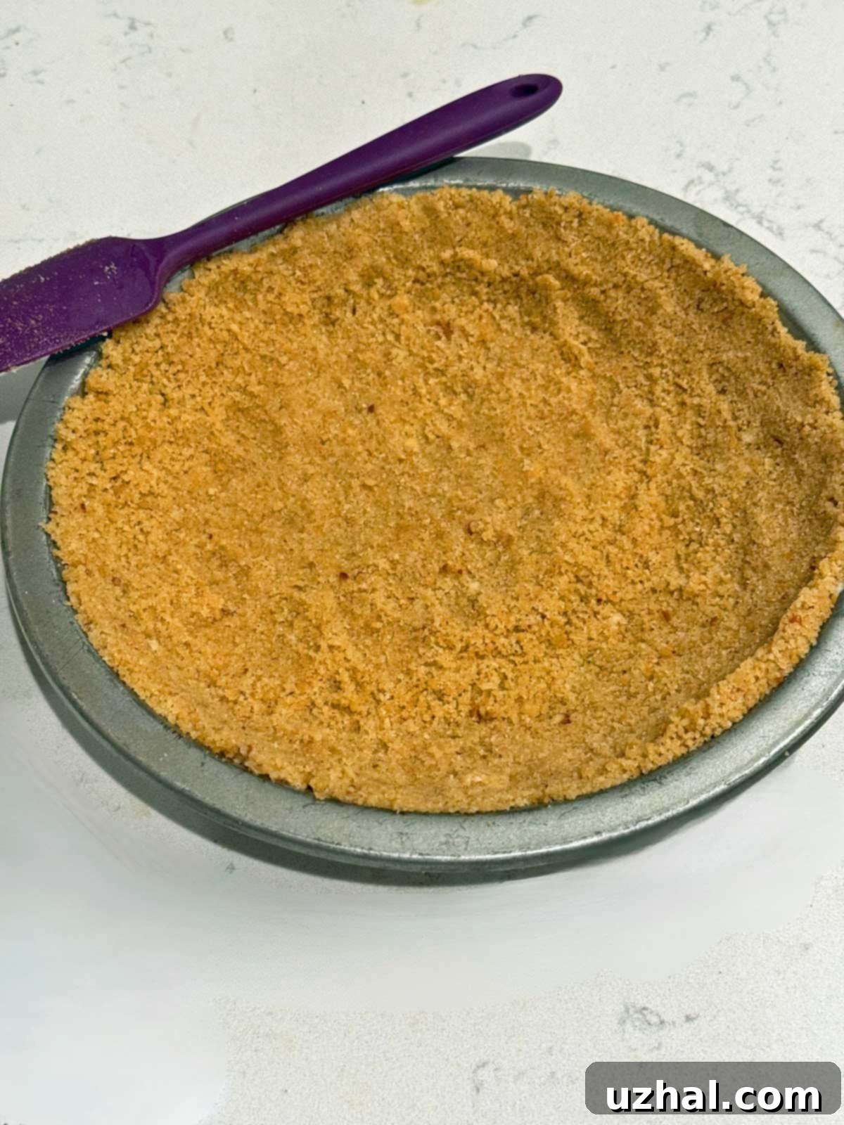 Brown Butter Ritz Crust Butterfinger Pie Deconstructed Butterfinger Pie with Brown Butter Ritz Crumble 3 Brown Butter Ritz Cracker Crust