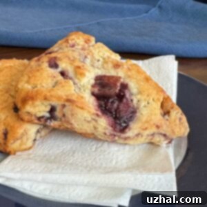 Leftover Frozen Fruit Pie Scones recipe