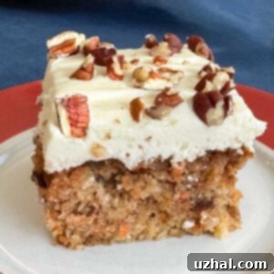 Basic carrot recipe for a 9x12 or 9x13 inch pan.