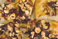 Hazelnut-Infused Caramelized Onion Focaccia