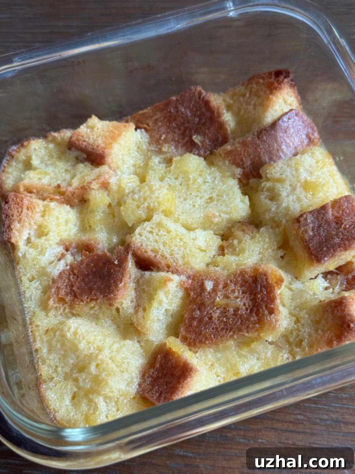 Pineapple bread pudding recipe