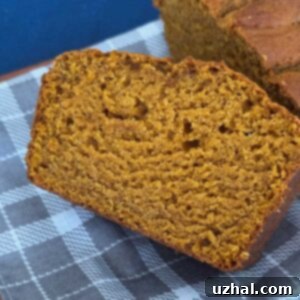 Effortless Autumn Pumpkin Loaf 5 A slice of basic vegan pumpkin bread to go with a recipe.